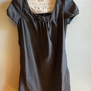 Shirt dress with pockets